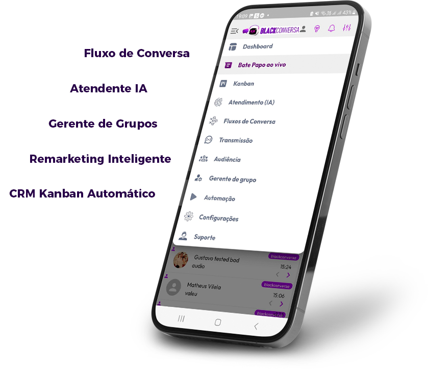 Prévia do aplicativo